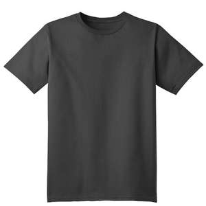 Port and Company Youth Organic Cotton T-Shirt - Dark/Colors Charcoal
