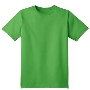Port and Company Youth Organic Cotton T-Shirt - Dark/Colors Green, Apple
