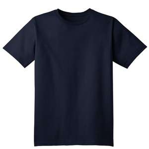 Port and Company Youth Organic Cotton T-Shirt - Dark/Colors Blue, Navy