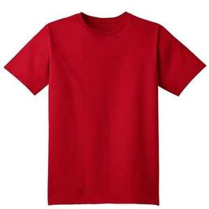 Port and Company Youth Organic Cotton T-Shirt - Dark/Colors Red