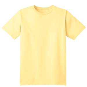 Port and Company Youth Organic Cotton T-Shirt - Dark/Colors Yellow, Haze