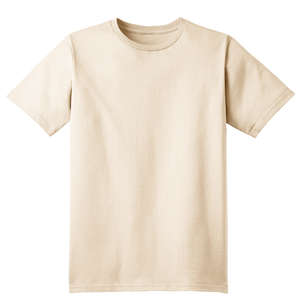 Port and Company Youth Organic Cotton T-Shirt - White/Neutral Natural