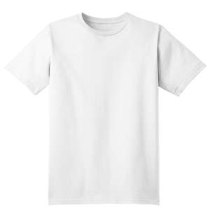 Port and Company Youth Organic Cotton T-Shirt - White/Neutral White