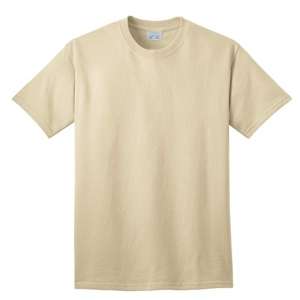 Port and Company 5.5 Oz. 100% Cotton T-Shirt - Light/Heather Sand