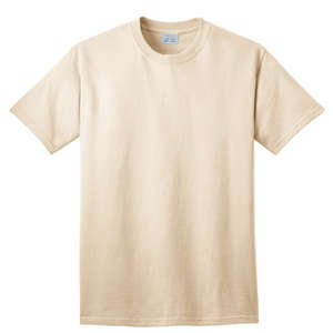 Port and Company 5.5 Oz. 100% Cotton T-Shirt - White/Neutral Natural