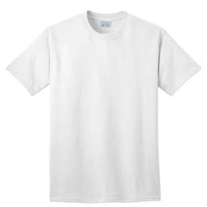 Port and Company 5.5 Oz. 100% Cotton T-Shirt - White/Neutral White
