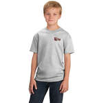 Logo Promotional Products - Port and Company Youth 5.5 Oz. 100% Cotton T-Shirt - Light/Heather