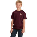 Personalized Apparel - Port and Company Youth 5.5 Oz. 100% Cotton T-Shirt - Dark/Colors