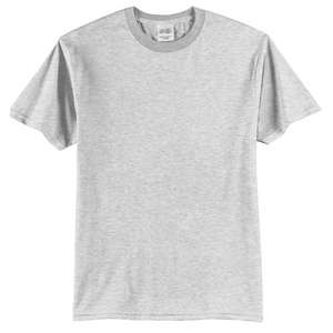 Port and Company 50/50 Cotton/Poly T-Shirt - Light/Heather Gray, Ash