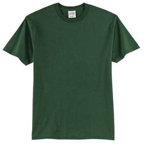 Port and Company 50/50 Cotton/Poly T-Shirt - Dark/Colors Green, Dark