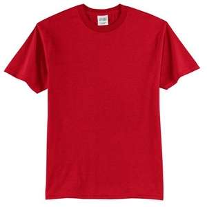 Port and Company 50/50 Cotton/Poly T-Shirt - Dark/Colors Red