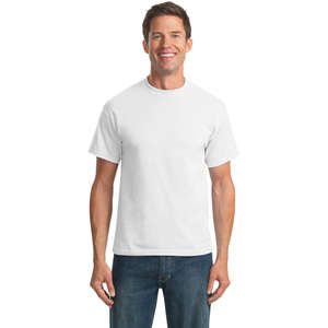 Port and Company 50/50 Cotton/Poly T-Shirt - White/Neutral 