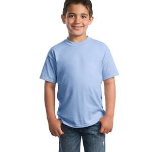 Port and Company Youth 50/50 Cotton/Poly T-Shirt - Light/Heather
