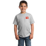 Imprinted Youth T-Shirts - Port and Company Youth 50/50 Cotton/Poly T-Shirt - Light/Heather