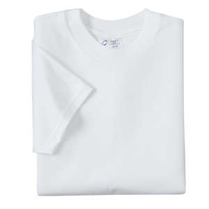 Port and Company Youth 50/50 Cotton/Poly T-Shirt - White/Neutral 