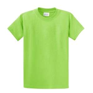 Port and Company Essential T-Shirt - Light/Heather Green, Lime