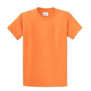 Port and Company Essential T-Shirt - Light/Heather Orange, Sherbet