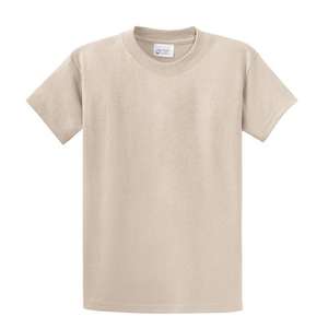 Port and Company Essential T-Shirt - Light/Heather Sand, Light