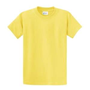 Port and Company Essential T-Shirt - Light/Heather Yellow