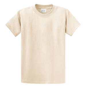 Port and Company Essential T-Shirt - White/Neutral Natural
