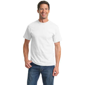 Port and Company Essential T-Shirt - White/Neutral 