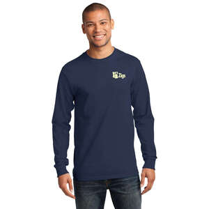 Custom Promotional Port and Company Long Sleeve Essential T-Shirt - Dark/Colors