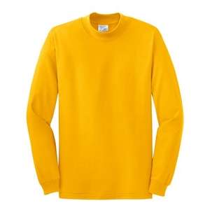 Port and Company Mock Turtleneck - Dark/Colors Gold