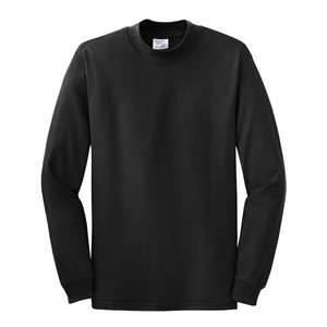 Port and Company Mock Turtleneck - Dark/Colors Black