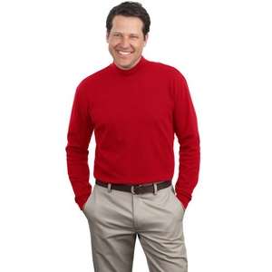 Port and Company Mock Turtleneck - Dark/Colors