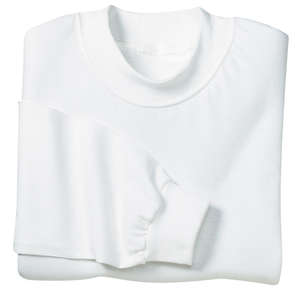 Port and Company Mock Turtleneck - White/Neutral 