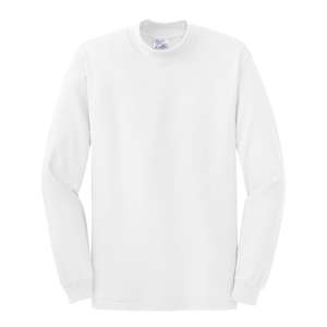 Port and Company Mock Turtleneck - White/Neutral White