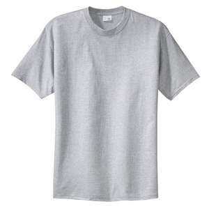 Port and Company Tall Essential T-Shirt - Light/Heather Gray, Heathered Athletic