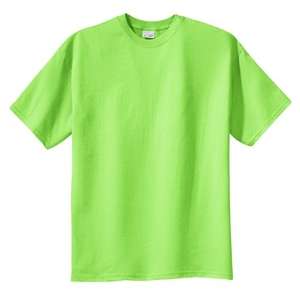 Port and Company Tall Essential T-Shirt - Light/Heather Green, Lime