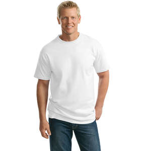 Port and Company Tall Essential T-Shirt - White/Neutral 