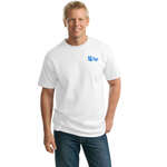 Wholesale T-Shirts - Port and Company Tall Essential T-Shirt - White/Neutral