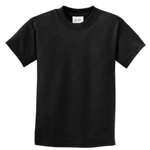 Port and Company Youth Essential T-Shirt - Dark/Colors Black