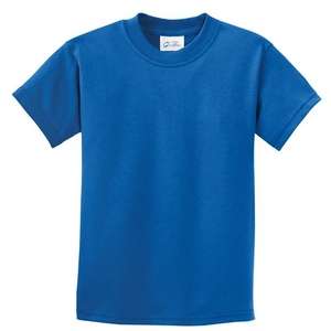 Port and Company Youth Essential T-Shirt - Dark/Colors Blue, Royal