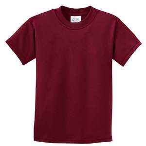 Port and Company Youth Essential T-Shirt - Dark/Colors Cardinal
