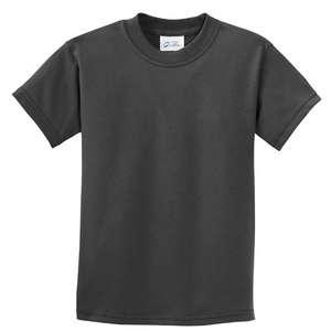 Port and Company Youth Essential T-Shirt - Dark/Colors Charcoal