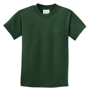 Port and Company Youth Essential T-Shirt - Dark/Colors Green, Dark