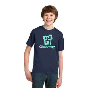 Custom Promotional Port and Company Youth Essential T-Shirt - Dark/Colors