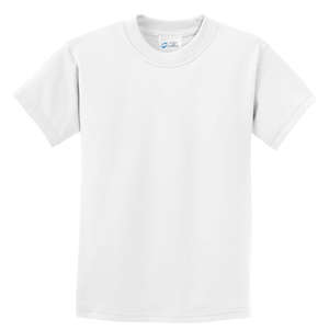 Port and Company Youth Essential T-Shirt - White/Neutral White