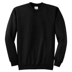 Port and Company 7.8 Oz. Crewneck Sweatshirt - Dark/Colors Black