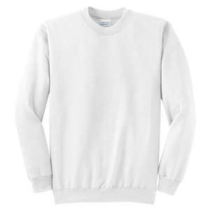 Port and Company 7.8 Oz. Crewneck Sweatshirt - White/Neutral White
