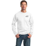 Custom Sweatshirts & Sweatpants - Port and Company 7.8 Oz. Crewneck Sweatshirt - White/Neutral