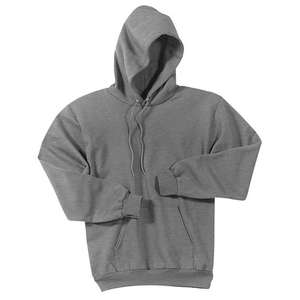 Port and Company 7.8 Oz. Pullover Hooded Sweatshirt - Light/Heather Gray, Heathered Athletic