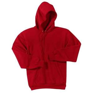 Port and Company 7.8 Oz. Pullover Hooded Sweatshirt - Dark/Colors Red