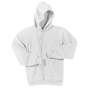 Port and Company 7.8 Oz. Pullover Hooded Sweatshirt - White/Neutral White