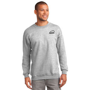 Custom Promotional Port and Company Crewneck Sweatshirt - Light/Heather