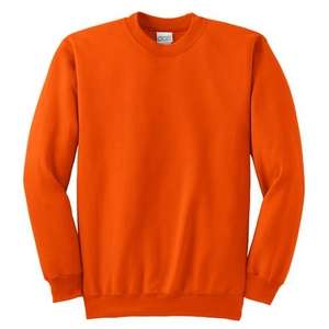 Port and Company Crewneck Sweatshirt - Dark/Colors Orange